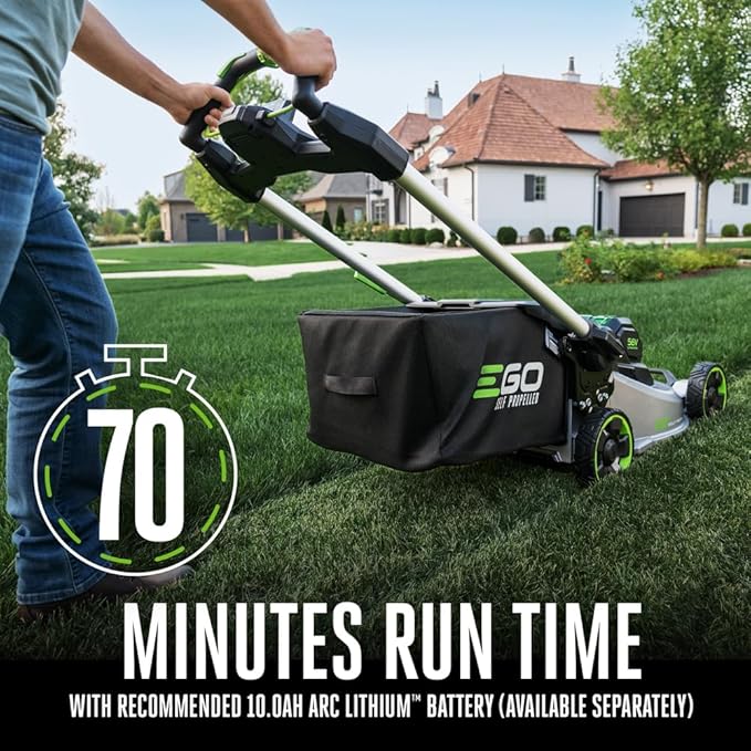 EGO Power+ Electric Lawn Mower, Self-Propelled Cordless with 22" Aluminum Deck, Select Cut and Touch Drive, Battery and Charger Not Included - LM2200SP